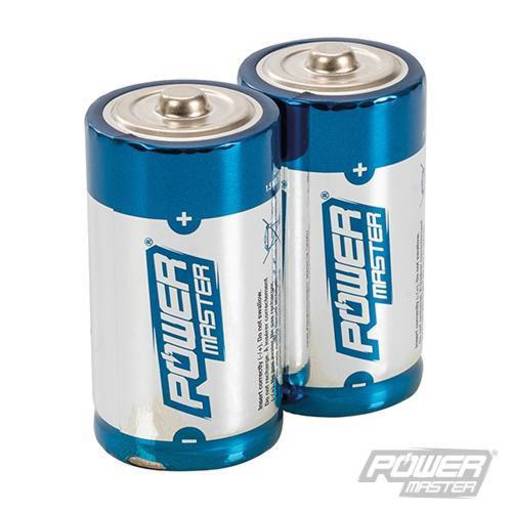 Powermaster C-Type Super Alkaline Battery LR14 2pk Image 1
