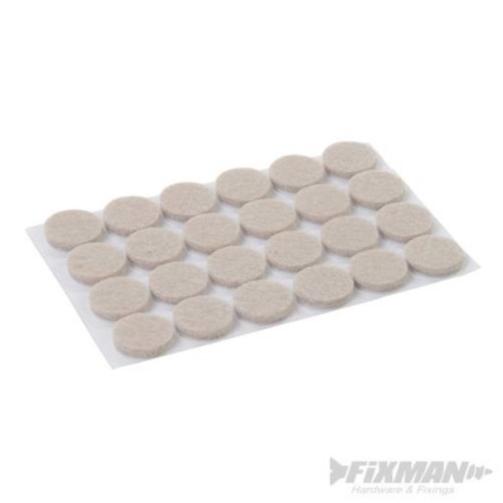 Self-Adhesive Felt Pad Protectors, 20 mm, 24 pcs Image 1