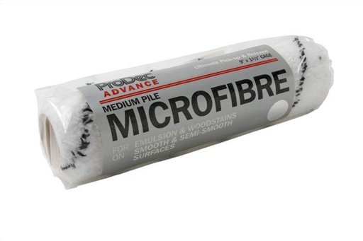 ProDec Medium Pile Microfibre Roller, 9 inch (225 mm) Image 1