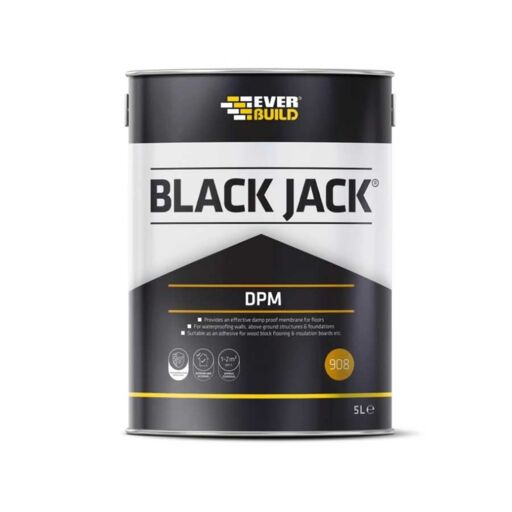 BlackJack 908 Bitumen DPM, 5L Image 1