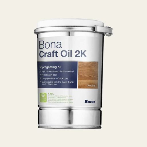 Bona Craft Oil, 2K, Ash, 1.25L Image 1