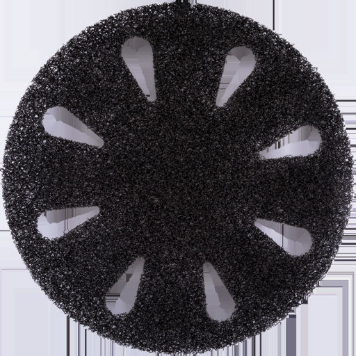 Bona Fiber Brushing Pad, Black, 407mm Image 1