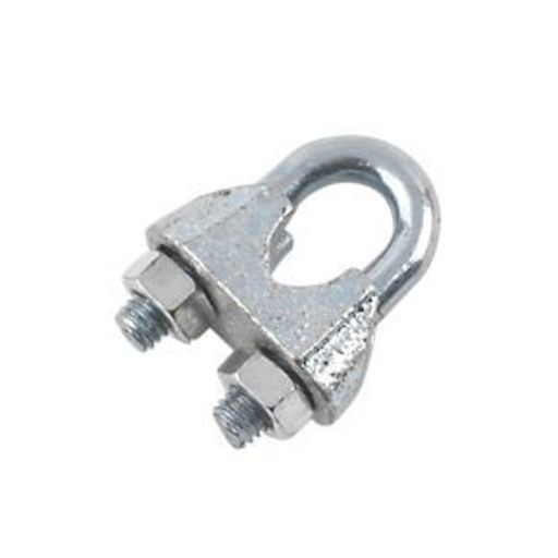 Wire Rope Grips, 3 mm, Zinc Plated Image 1
