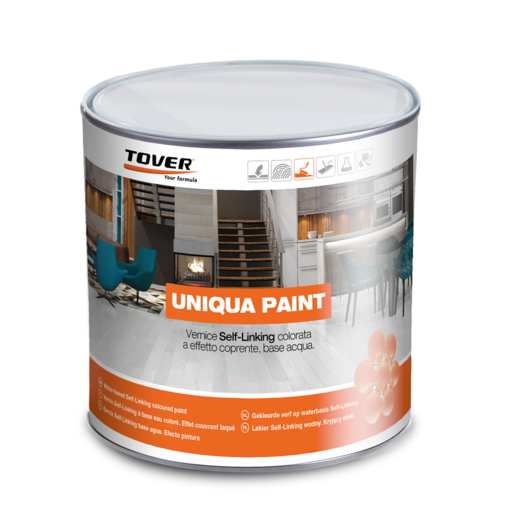 Tover Uniqua Paint, Squirrel Grey, 1L Image 1