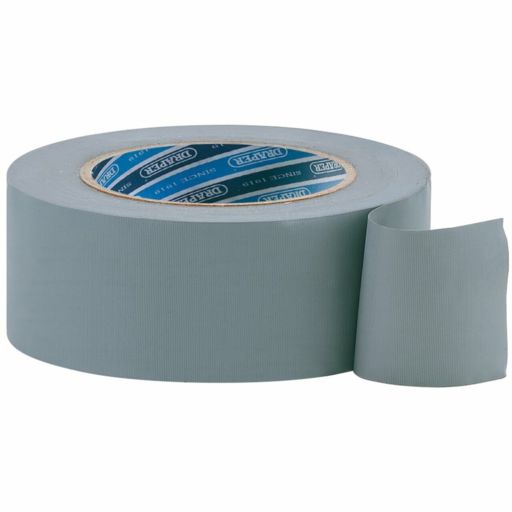 Draper Duct Tape Roll, 33m x 100mm, Grey Image 1