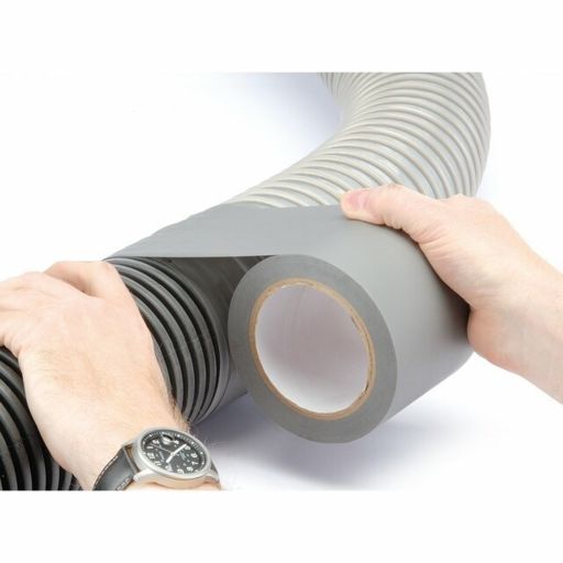 Draper Duct Tape Roll, 33m x 100mm, Grey Image 2