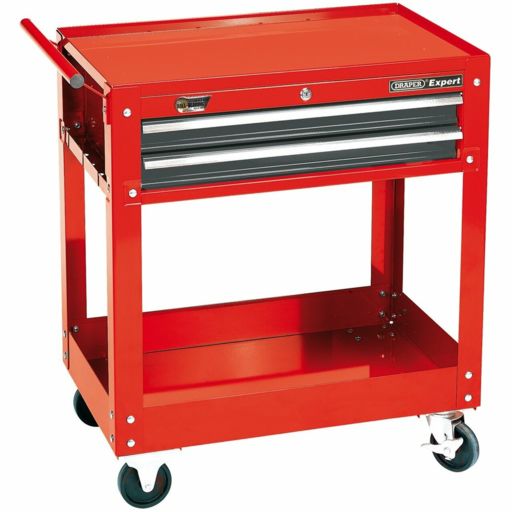 Draper Expert 2 Level Tool Trolley with Two Drawers Image 2
