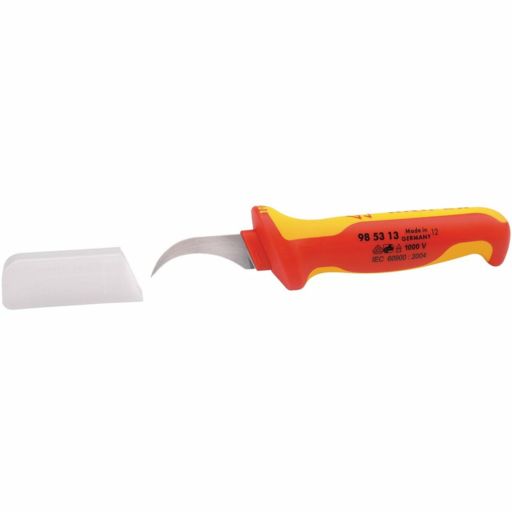 Draper Knipex 98 53 13 Fully Insulated Dismantling Knife, 180mm Image 1