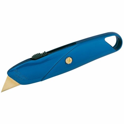 Draper Retractable Trimming Knife, Blue Image 1