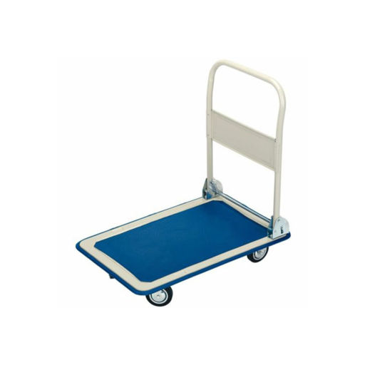Draper Platform Trolley with Folding Handle, 630 x 480 x 850mm, 150kg Image 3