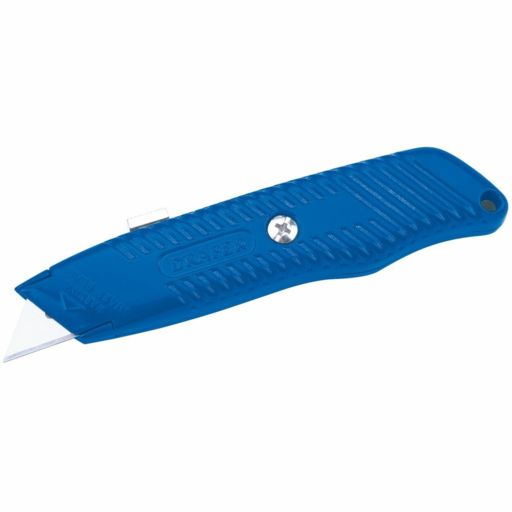 Draper Retractable Blade Trimming Knife, 5 x Spare Blades Image 1