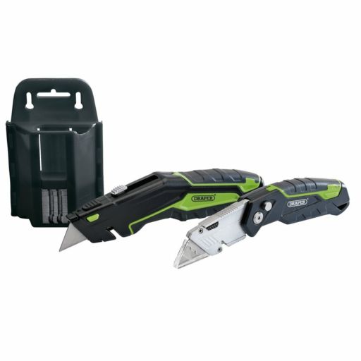 Draper Retractable and Folding Trimming Knife Set Image 1