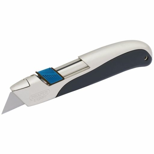 Draper Soft Grip Trimming Knife with 'Safe Blade Retractor' Feature Image 1