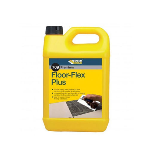 Everbuild FloorFlex Plus Latex, 5 L Image 1