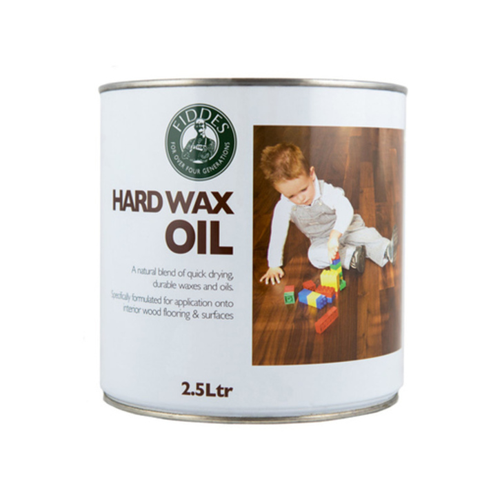 Fiddes Hardwax-Oil, Satin Finish, 2.5L Image 1