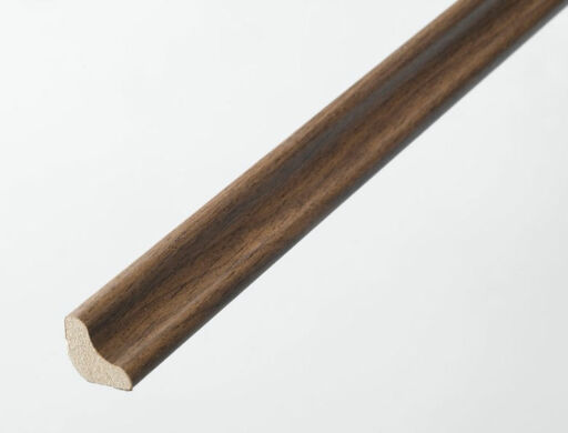 HDF Antique Walnut Scotia Beading For Laminate Floors, 18x18mm, 2.4m Image 1