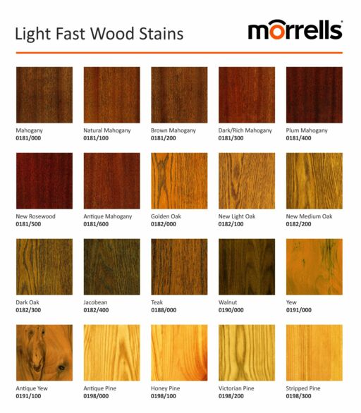 Morrells Light Fast Stain Golden Oak, 1L Image 3