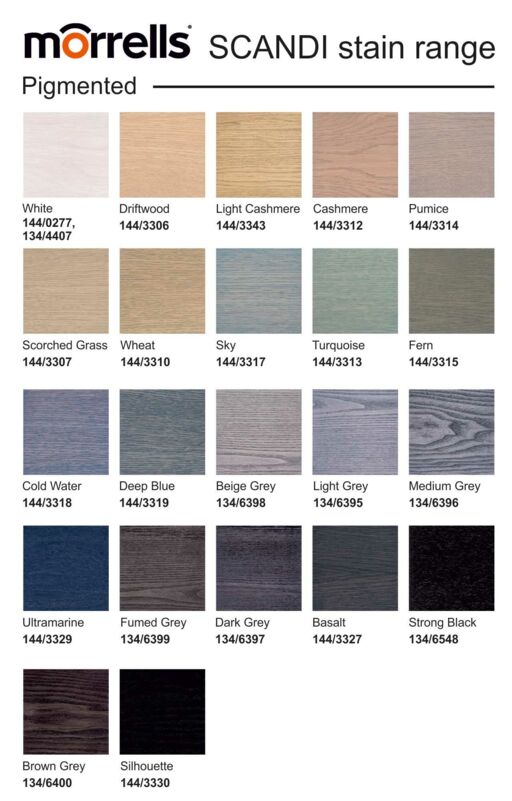 Morrells Scandi Wood Stain, Medium Grey, 1L Image 3