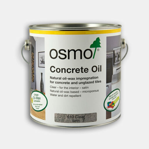 Osmo Concrete Oil, Clear Satin, 750ml Image 1