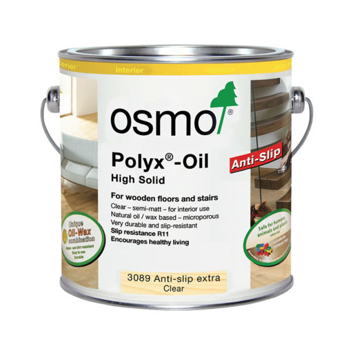 Osmo Polyx-Oil, Anti-Slip, Clear, Extra Clear Satin, 2.5L Image 1