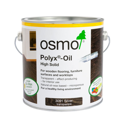 Osmo Polyx-Oil Effect Silver, Hardwax-Oil, 0.375L Image 1