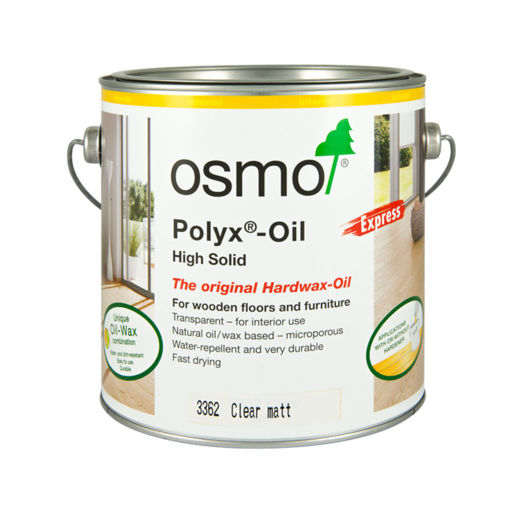 Osmo Polyx-Oil Express, Hardwax-Oil, Clear Matt, 2.5L Image 1