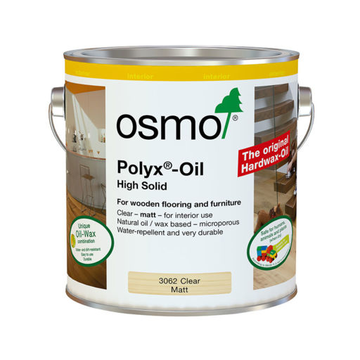 Osmo Polyx-Oil Hardwax-Oil, Original, Matt Finish, 2.5L Image 1