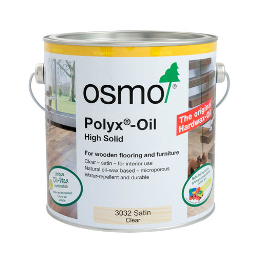 Osmo Polyx-Oil Hardwax-Oil, Original, Satin Finish, 0.75L Image 1
