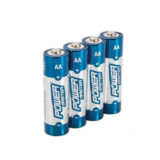 Powermaster AA Super Alkaline Battery LR6 4pk Image 1