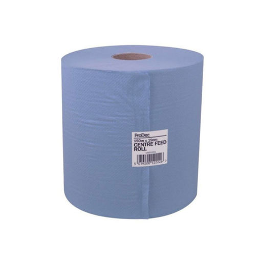 ProDec Blue 2-Ply Centre Feed Towel, 150m Image 1