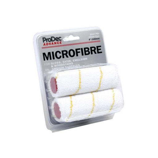 ProDec Short Pile Microfibre Roller Refills, 100 mm, 2 pcs Image 1