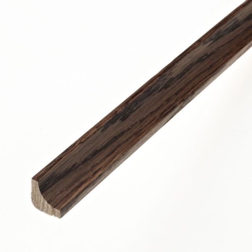Solid Dark Oak Scotia Beading, Lacquered, 19x19 mm, 2.4 m Image 1