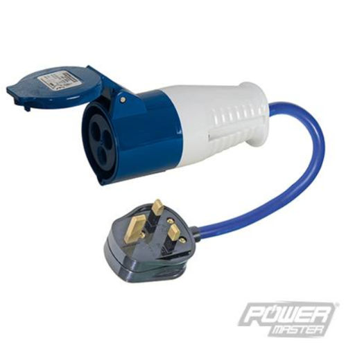 Silverline Fly Lead Converter 16A Lead to 13A Socket Image 1