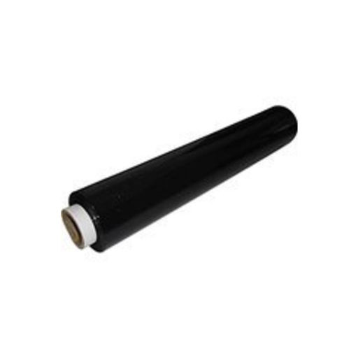 Single Roll Pallet Wrap, Black, 400 mm, 300m, 17 mu Image 2
