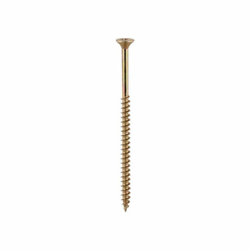 TIMco Solo Woodscrews - PZ - Double Countersunk - Yellow 6.0x100mm Image 1