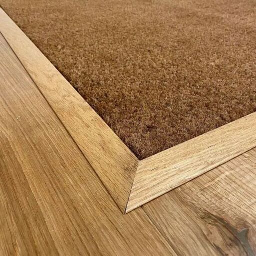 Traditions Solid Oak L-Shaped Threshold, Satin Lacquered, 15mm, 2.7m Image 3