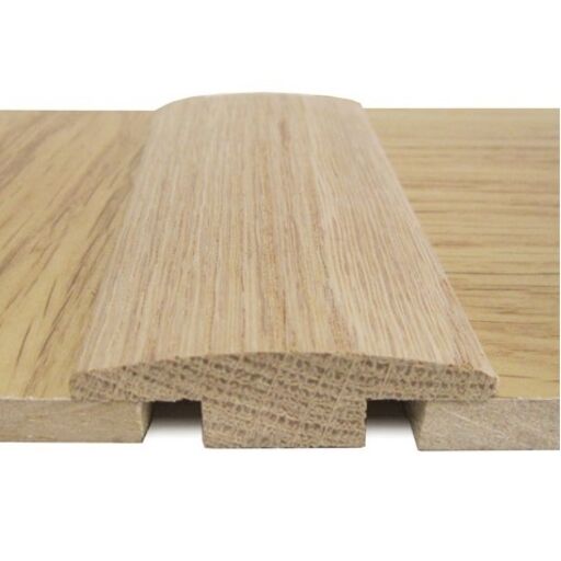Traditions Solid Oak T-Shape Threshold, Unfinished, 7mm, 2.7m Image 1