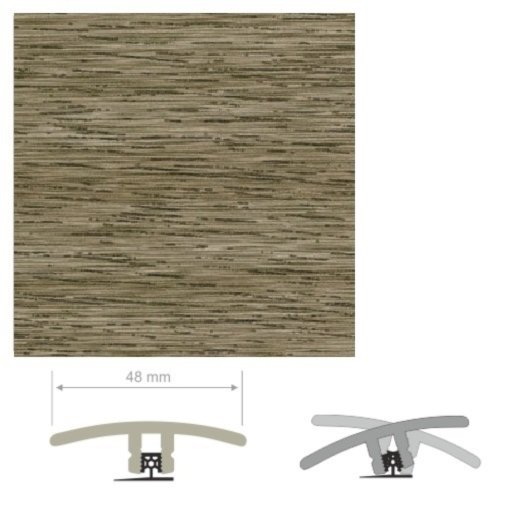 HDF Unistar Noble Oak Threshold For Laminate Floors,  90 cm Image 2
