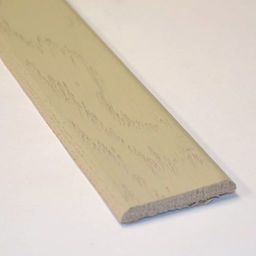 Solid White Oak Flat Threshold Strip, Lacquered, 0.9 m