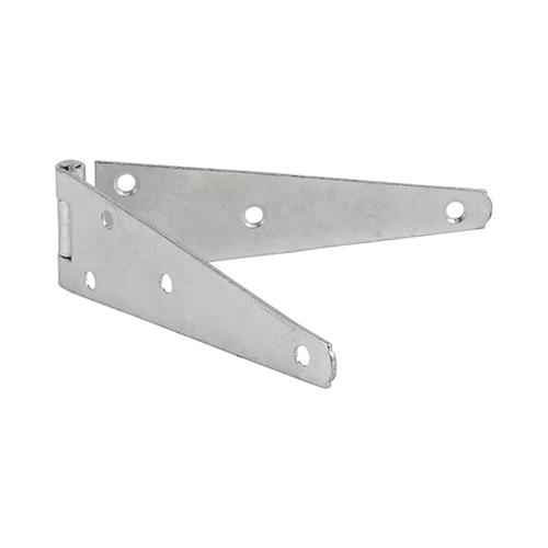 TIMCO Pair Of Medium Strap Tee Hinges - Zinc (6, Plain Bag of 1)