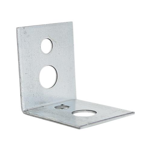 TIMCO Ceiling Angle Brackets - Galvanised (25 x 25 x 22 x 1mm, Box of 100)