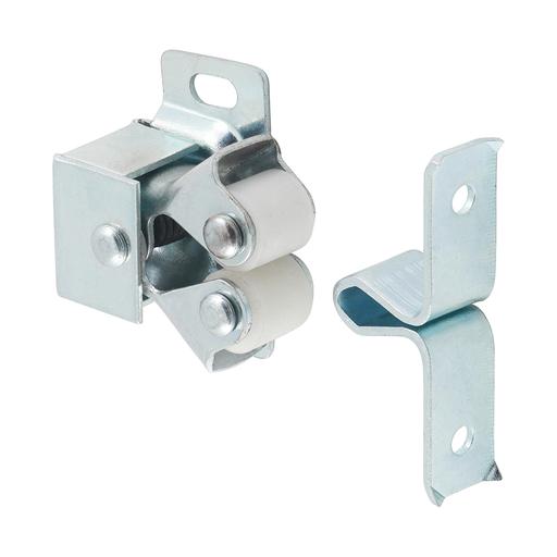 TIMCO Double Roller Catches - Zinc (28 x 32 x 1, TIMpac of 2)
