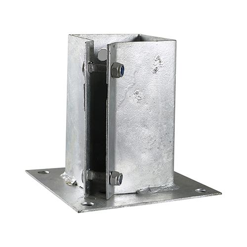 TIMCO Bolt Down Shoe - Hot Dipped Galvanised (50mm, Unit of 1)