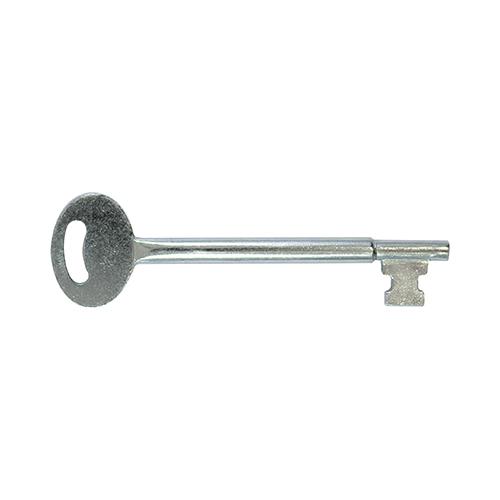 TIMCO Press Lock Spare Keys - Zinc (Plain Bag of 5)