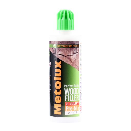 TIMCO Metolux 2 Part Pre-Mixed Wood Filler - White (300g, Cartridge of 1)