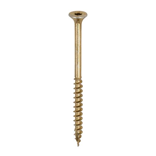 TIMCO C2 Clamp-Fix - TX - Double Countersunk With Ribs - Twin-Cut - Yellow (5.0 x 75, Box of 200)