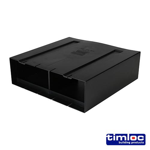 TIMCO Timloc Through-Wall Cavity Sleeve For One Airbrick - 1202/1 (229 x 76, Unit of 1)
