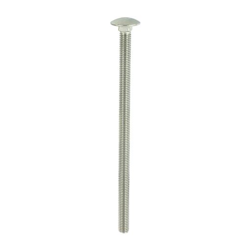 TIMCO Carriage Bolts - A2 Stainless Steel (M8 x 150, Bag of 5)