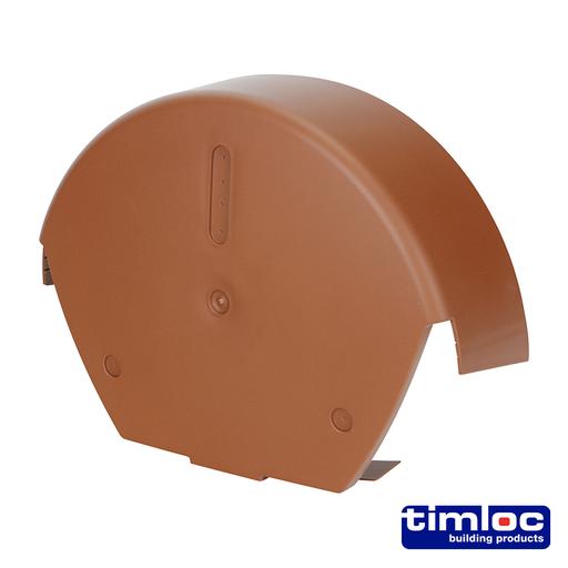 TIMCO Universal 1/2 Rnd. Cap Terracotta (280 x 145, Bag of 1)