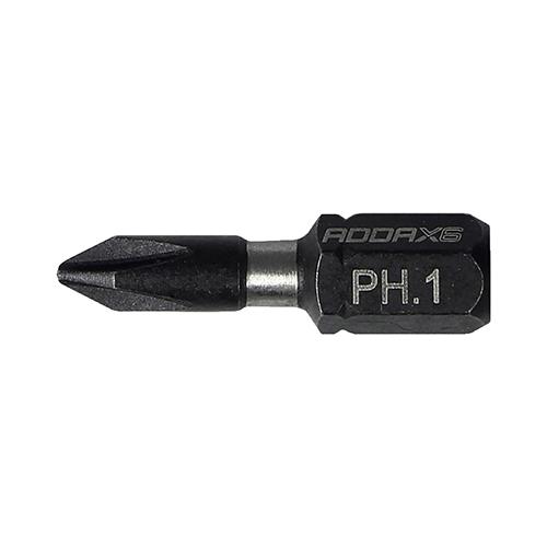 TIMCO Impact Driver Bits - PH (No.1 x 25, Handy Bit Pack of 10)